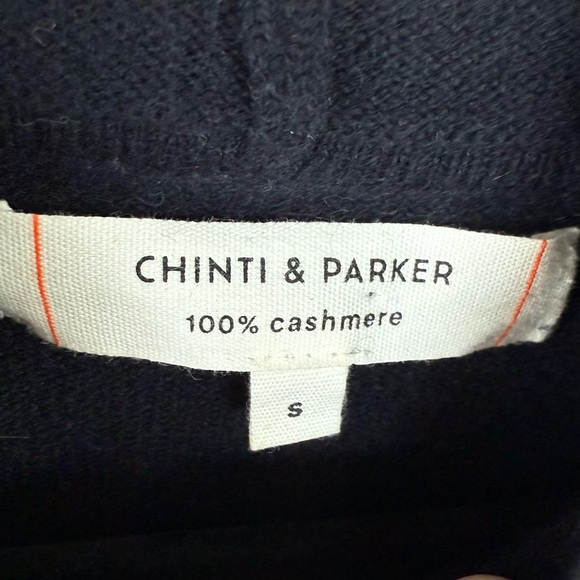 Chinti & Parker Star-Print Knitted Hoodie Jacket Black/Yellow Casual Women’s S - Picture 6 of 13